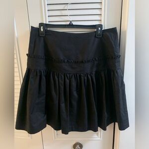 W by Worth Black fit flare skirt sz 10-A242